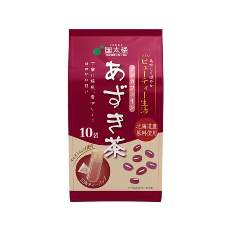 国太楼 あずき茶 三角ティーバッグ 10P 55034 1袋※軽(ご注文単位1袋)【直送品】