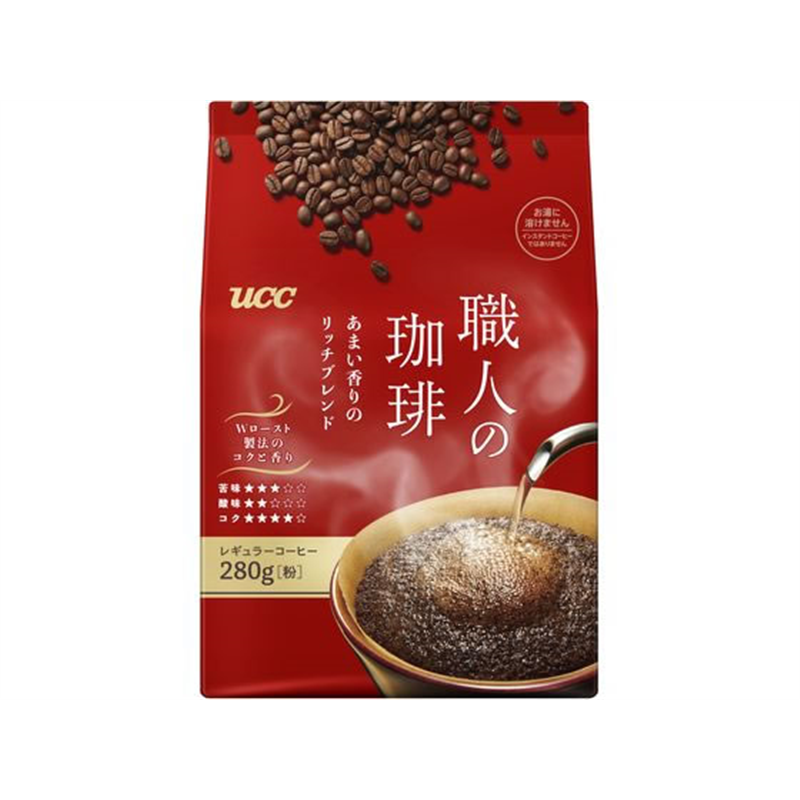 UCC 職人の珈琲 あまい香りのリッチブレンド 280g 1個※軽（ご注文単位1個）【直送品】