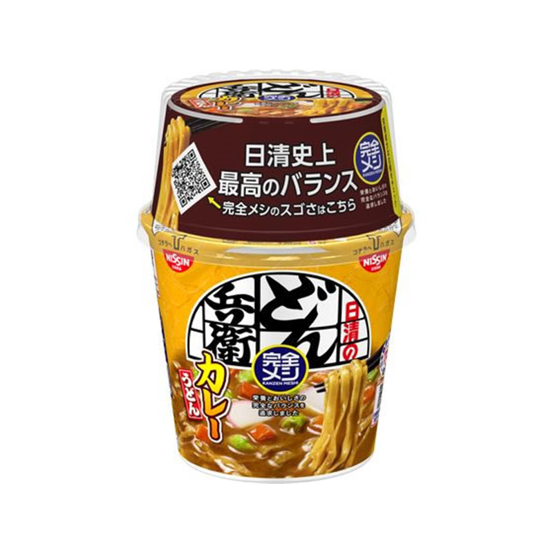 日清食品 完全メシ 日清のどん兵衛 カレーうどん 1食※軽（ご注文単位1食）【直送品】