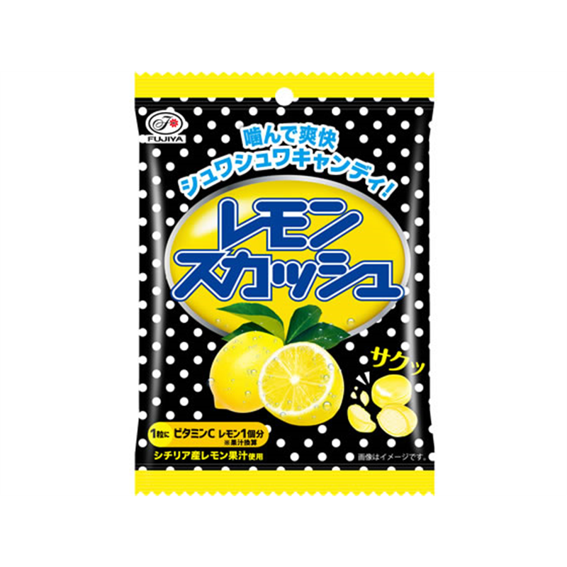 不二家 レモンスカッシュキャンディ袋 51g 1袋※軽(ご注文単位1袋)【直送品】