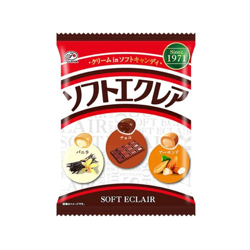 不二家 ソフトエクレア 袋 1袋※軽(ご注文単位1袋)【直送品】