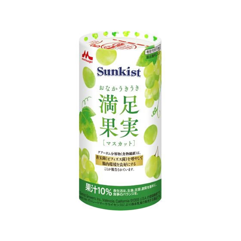 Sunkist おなかうきうき満足果実 マスカット 125mL 1本※軽（ご注文単位1本）【直送品】