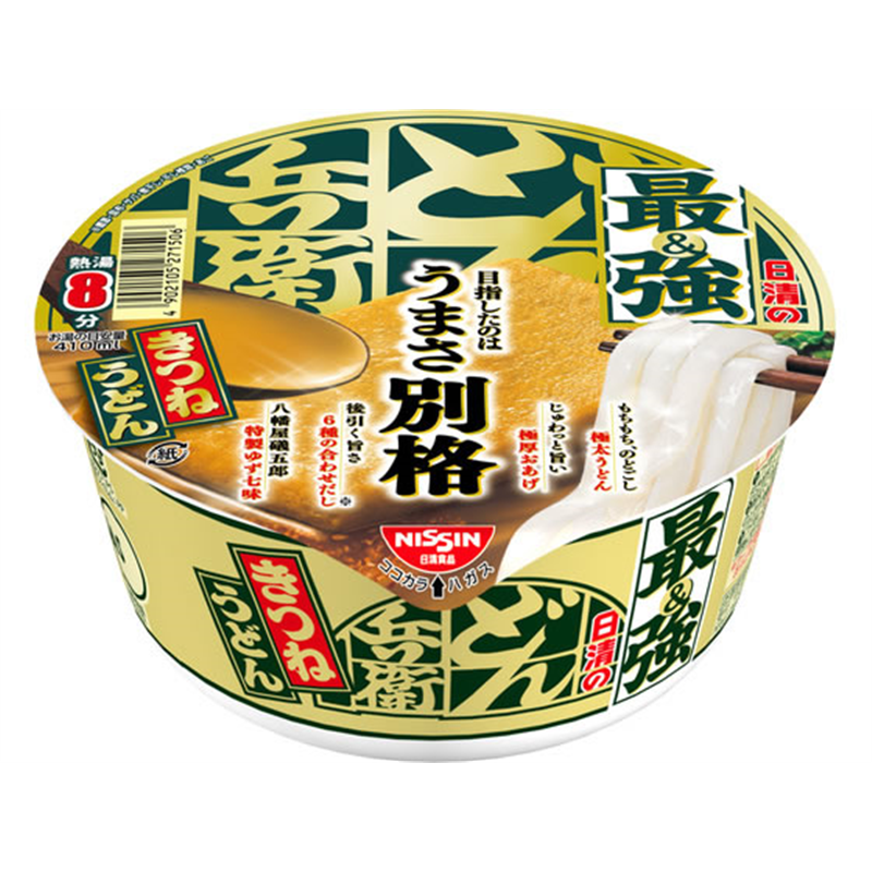 日清食品 日清の最強どん兵衛 きつねうどん 1個※軽(ご注文単位1個)【直送品】