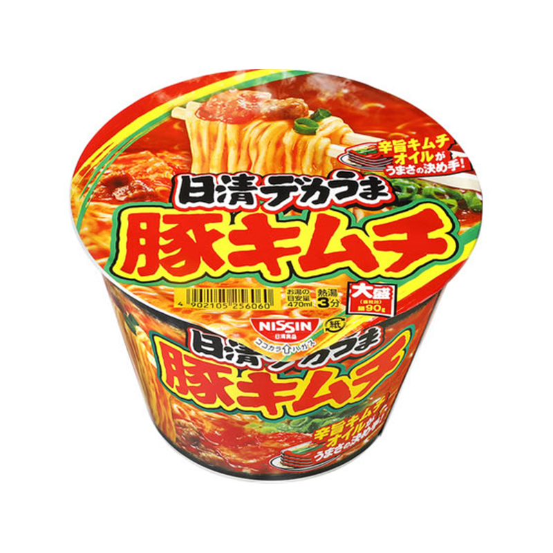 日清食品 日清デカうま 豚キムチ 1個※軽(ご注文単位1個)【直送品】