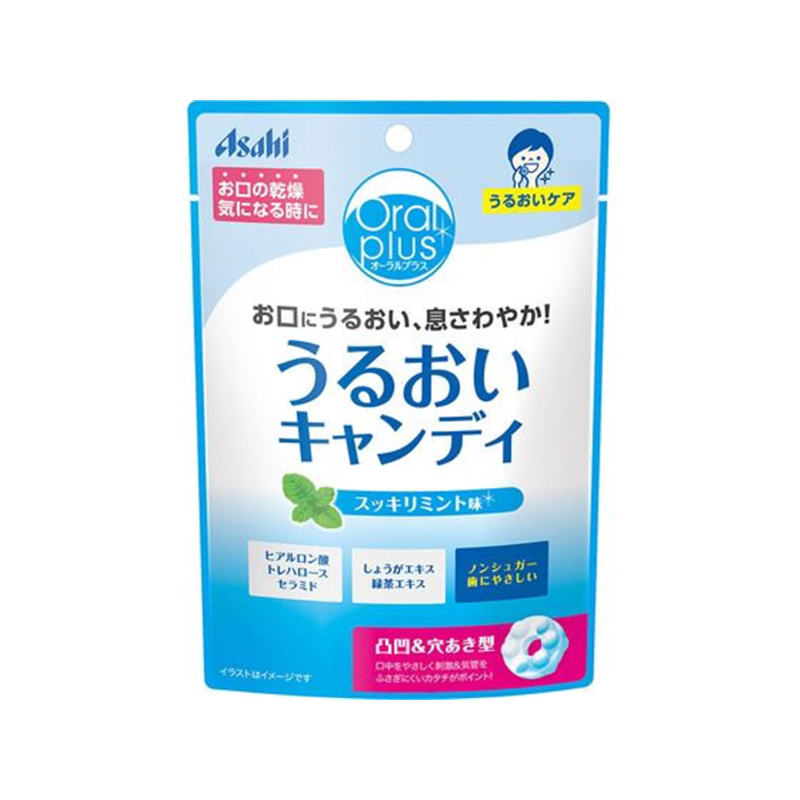 アサヒグループ食品 オーラルプラス うるおいキャンディ スッキリミント 1袋※軽（ご注文単位1袋）【直送品】