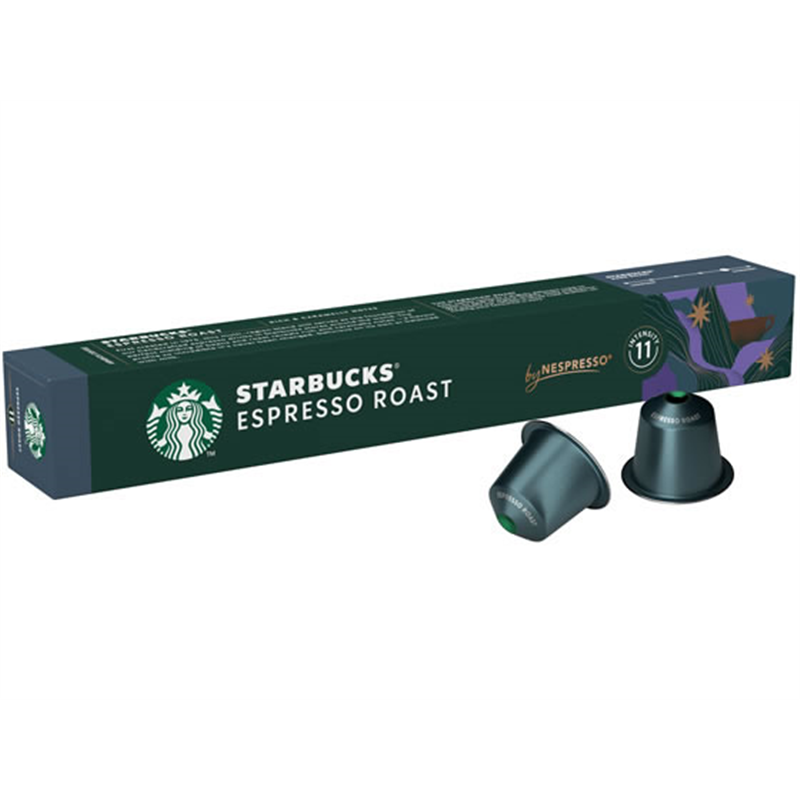 スターバックス ネスプレッソ カプセル エスプレッソ ロースト 10p 1箱※軽（ご注文単位1箱）【直送品】