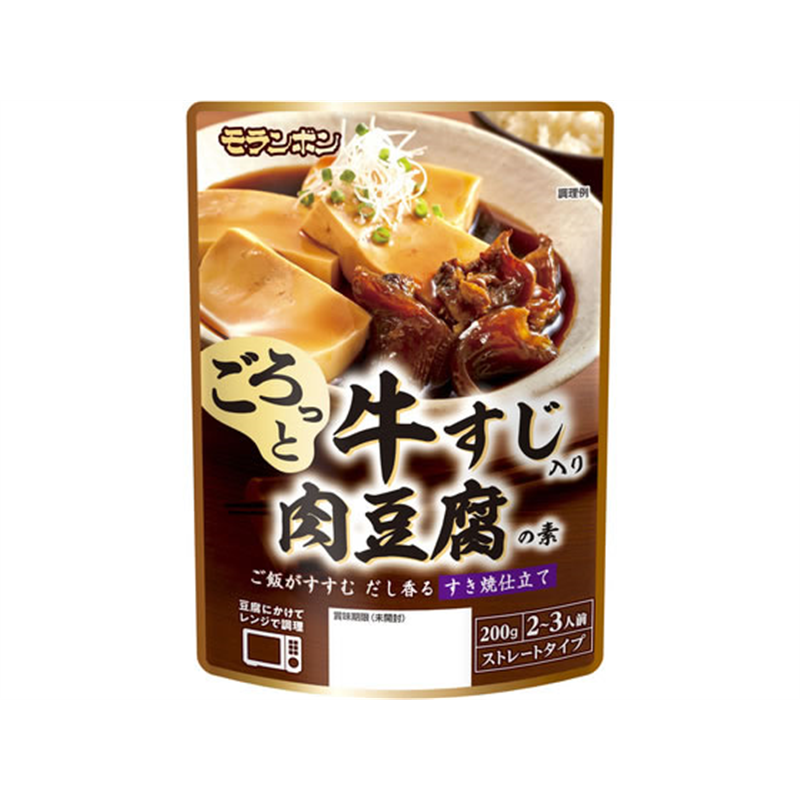 モランボン ごろっと牛すじ入り 肉豆腐の素 1袋※軽(ご注文単位1袋)【直送品】
