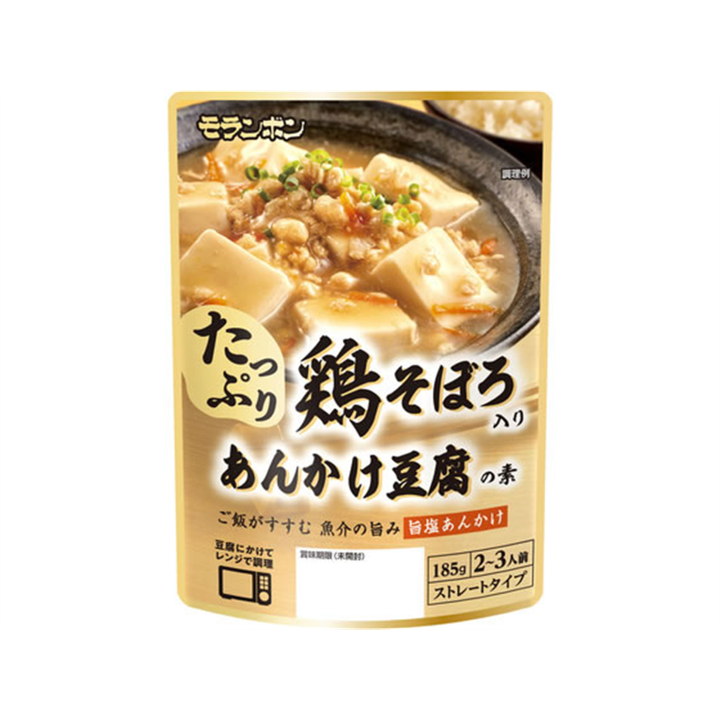 モランボン たっぷり鶏そぼろ入り あんかけ豆腐の素 1袋※軽(ご注文単位1袋)【直送品】