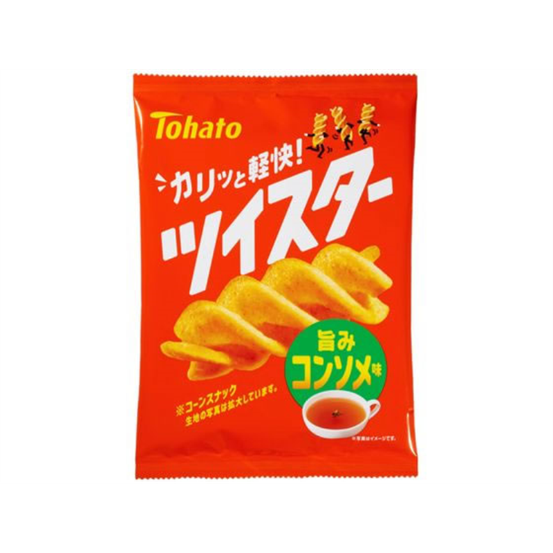 東ハト ツイスター コンソメ味 56g 1袋※軽（ご注文単位1袋）【直送品】