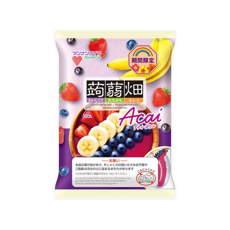 マンナンライフ 蒟蒻畑 アサイーボウル 1袋※軽(ご注文単位1袋)【直送品】