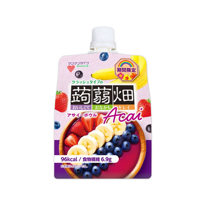 マンナンライフ クラッシュタイプの蒟蒻畑 アサイーボウル 1個※軽(ご注文単位1個)【直送品】