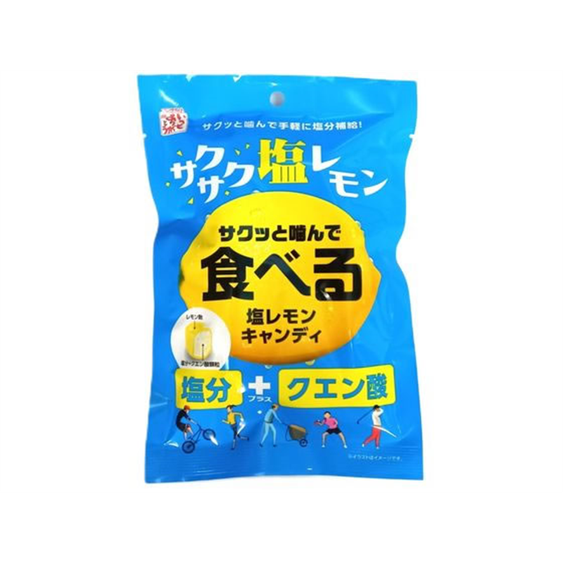 松屋製菓 食べる塩レモンキャンディ 80g 1袋※軽(ご注文単位1袋)【直送品】