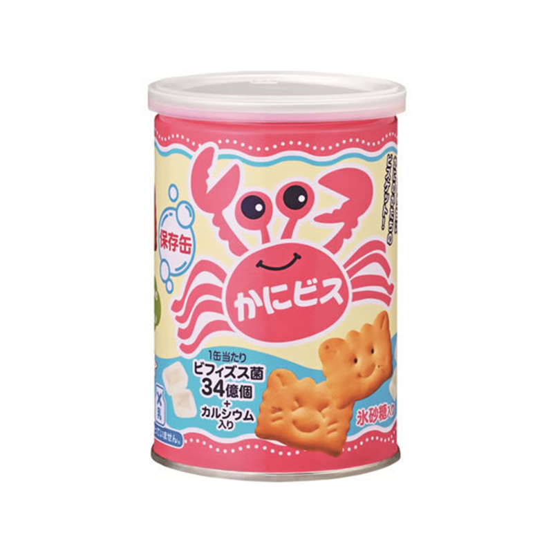 三立製菓 缶入り かにビス 100g 1缶※軽（ご注文単位1缶）【直送品】