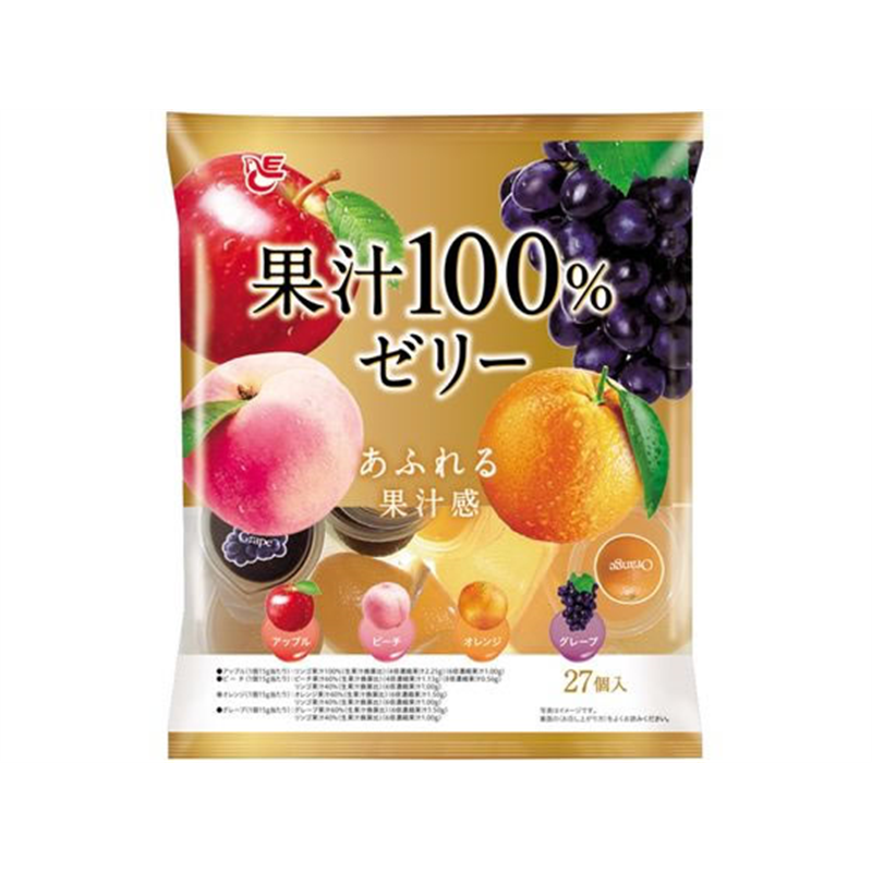 エースベーカリー 果汁100%ゼリー 1袋※軽(ご注文単位1袋)【直送品】