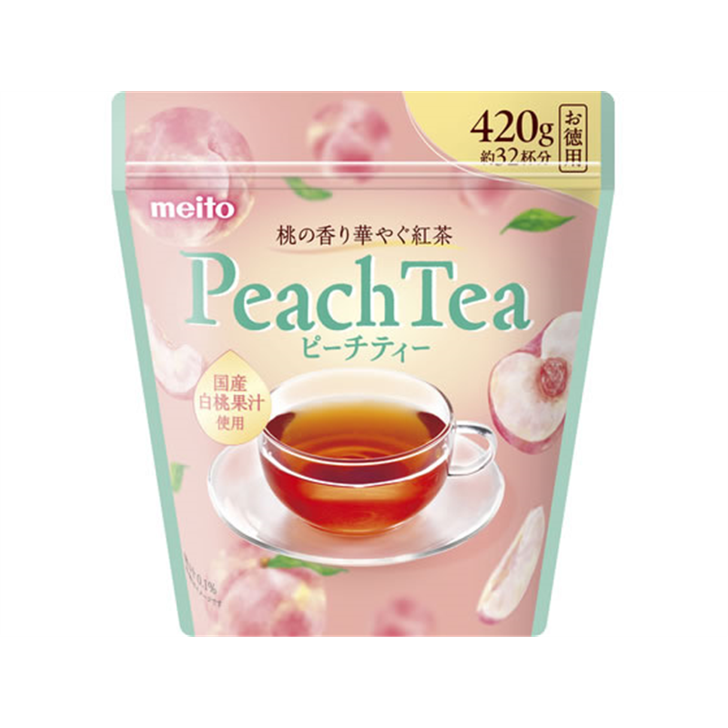 名糖 ピーチティー 420g 1袋※軽（ご注文単位1袋）【直送品】