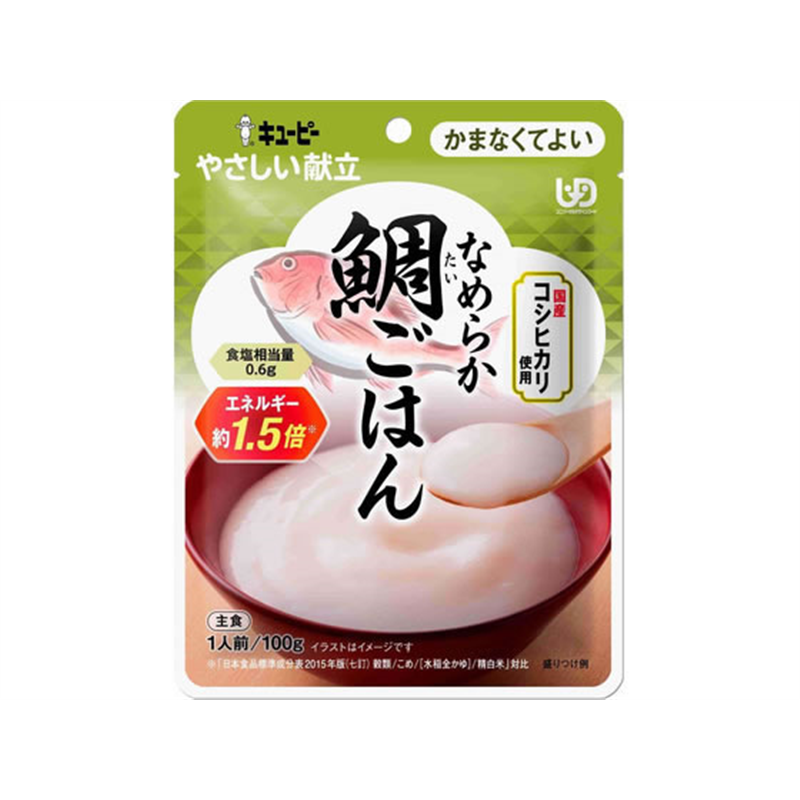 キユーピー やさしい献立 なめらか鯛ごはん 1個※軽（ご注文単位1個）【直送品】