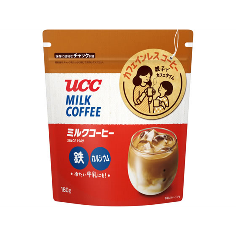 UCC上島珈琲 ミルクコーヒー 袋 180g 1袋※軽(ご注文単位1袋)【直送品】