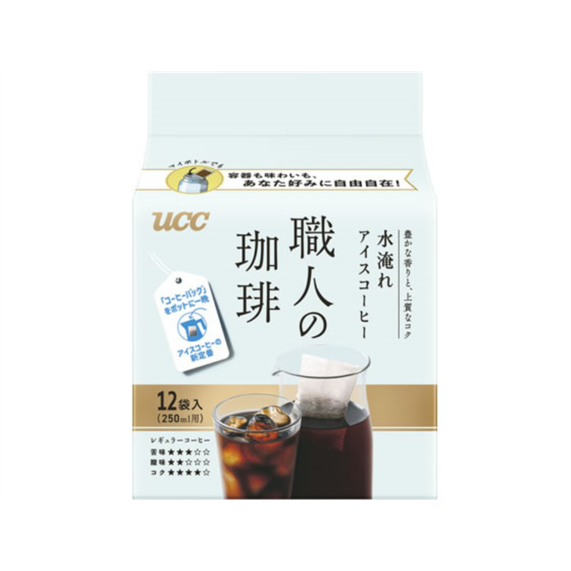UCC上島珈琲 職人の珈琲 コーヒーバッグ 水淹れアイスコーヒー 250 1パック※軽(ご注文単位1パック)【直送品】