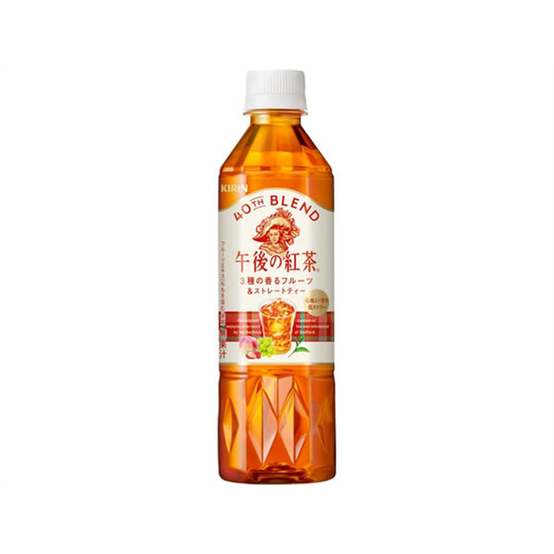 キリン 午後の紅茶40TH 3種の香るフルーツ&ストレートティー 500mL 1本※軽（ご注文単位1本）【直送品】