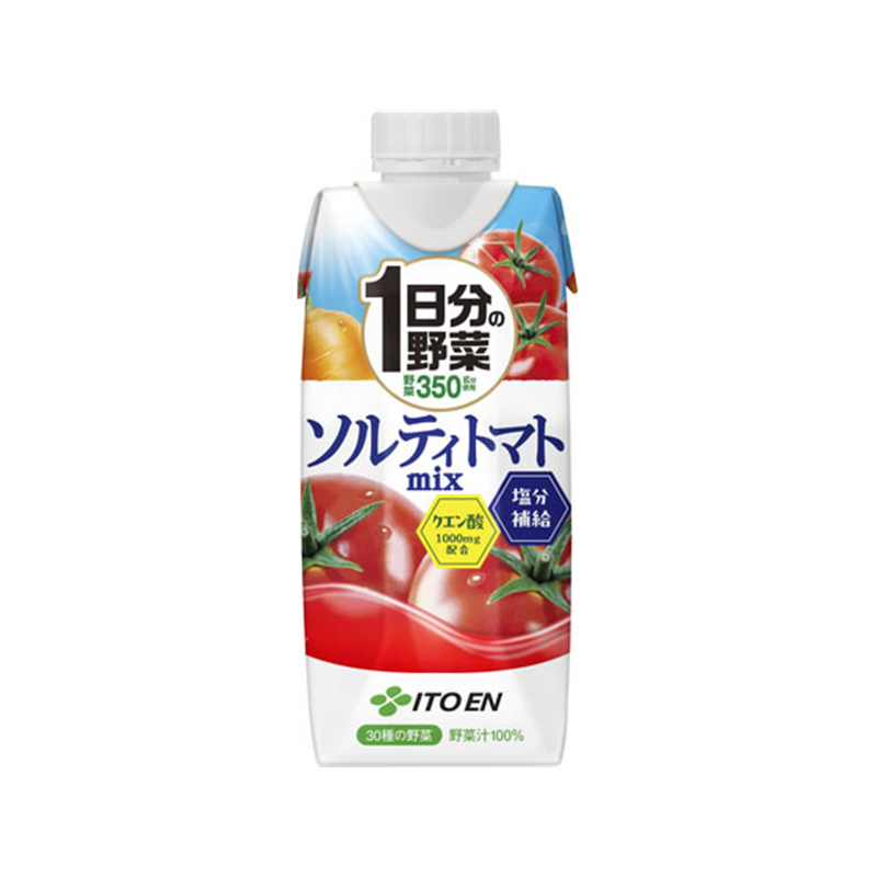 伊藤園 1日分の野菜 ソルティトマト 330mL 1本※軽（ご注文単位1本）【直送品】