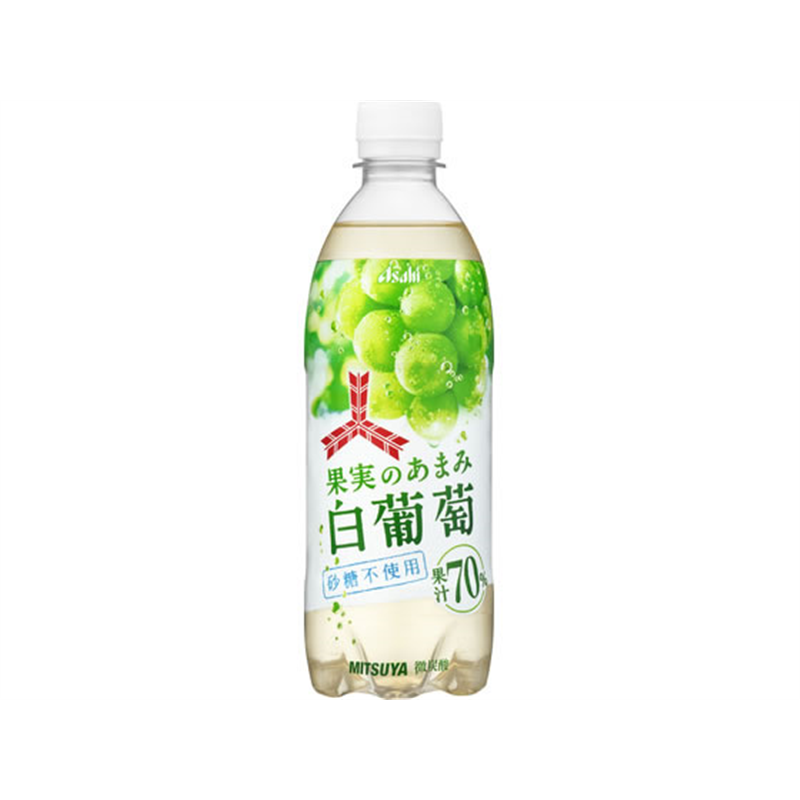 アサヒ飲料 三ツ矢果実のあまみ白葡萄 500mL 1本※軽(ご注文単位1本)【直送品】