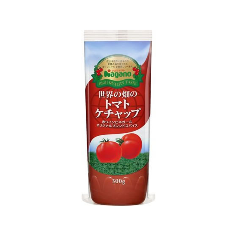 ナガノトマト 世界の畑のトマトケチャップ 300g 1個※軽（ご注文単位1個）【直送品】