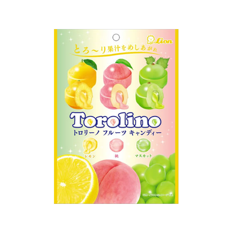 ライオン菓子 トロリーノ フルーツキャンディー 52g 1袋※軽（ご注文単位1袋）【直送品】