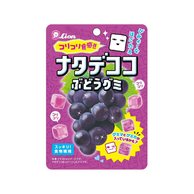 ライオン菓子 ナタデココぶどうグミ 40g 1袋※軽（ご注文単位1袋）【直送品】