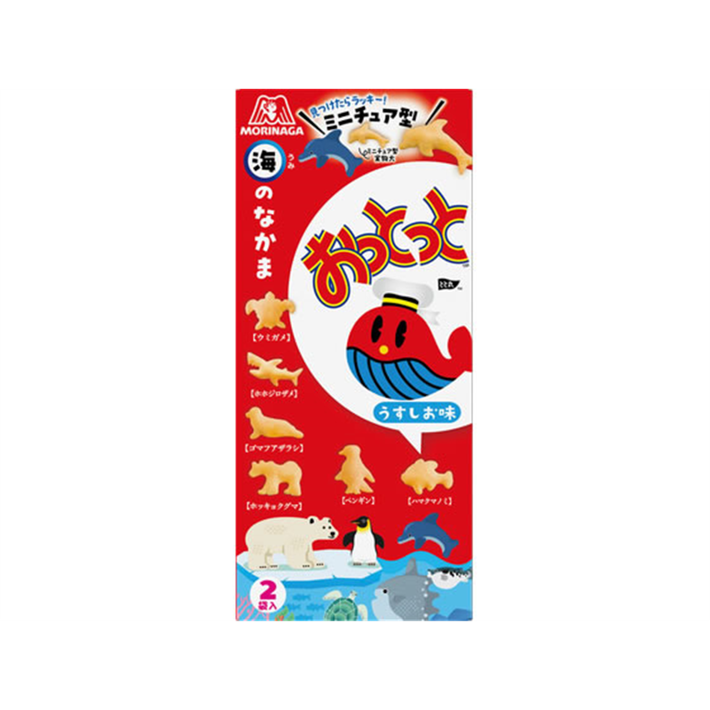 森永製菓 おっとっと うすしお味 23g×2袋 1個※軽（ご注文単位1個）【直送品】