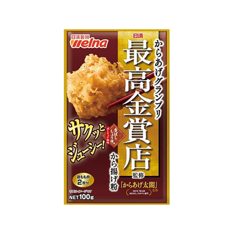 日清製粉ウェルナから揚げ粉香ばししょうゆ味ガーリック風味 1袋※軽(ご注文単位1袋)【直送品】