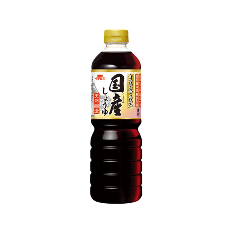 イチビキ無添加国産しょうゆ 750mL 1本※軽（ご注文単位1本）【直送品】