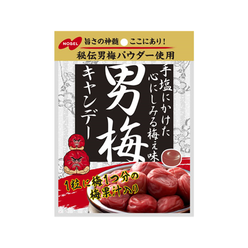 ノーベル男梅キャンデー 80g 1袋※軽（ご注文単位1袋）【直送品】