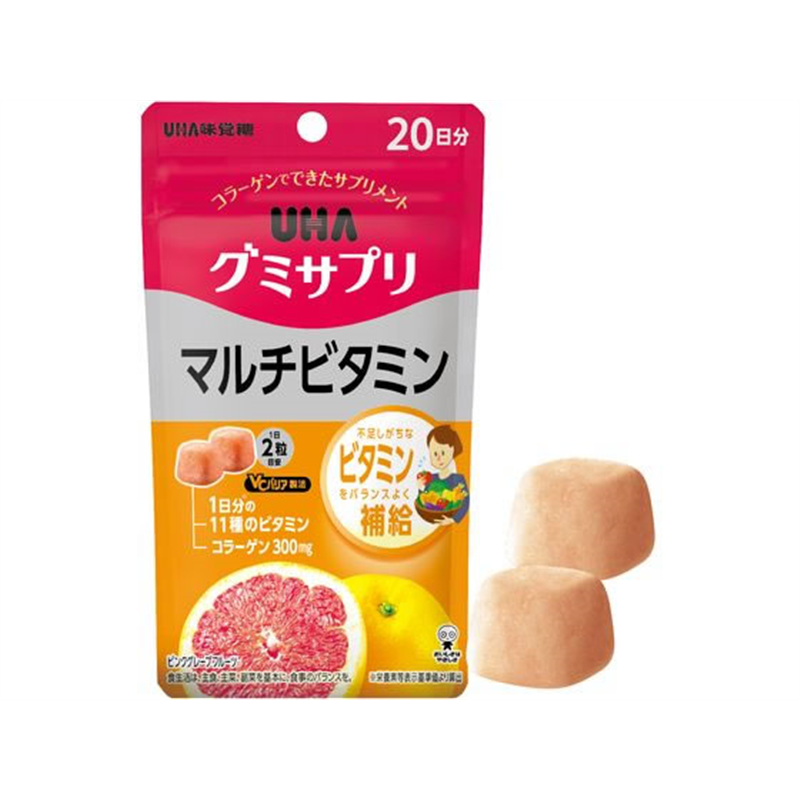 UHA味覚糖UHAグミサプリ マルチビタミン 20日分 1個※軽（ご注文単位1個）【直送品】