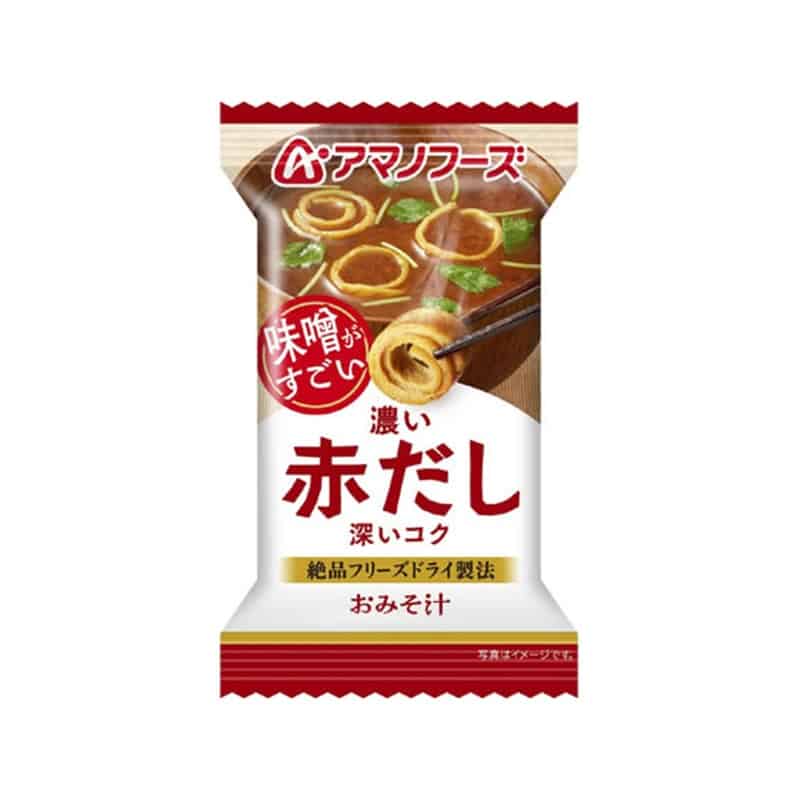 アマノフーズ 味噌がすごい おみそ汁 赤だし フリーズドライ 1個※軽（ご注文単位1個）【直送品】