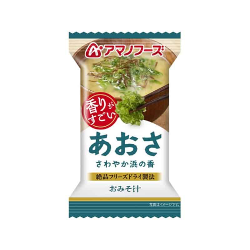 アマノフーズ 香りがすごい おみそ汁 あおさ フリーズドライ 1個※軽（ご注文単位1個）【直送品】