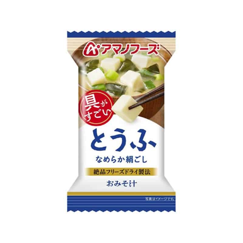 アマノフーズ 具がすごい おみそ汁 とうふ フリーズドライ 1個※軽（ご注文単位1個）【直送品】
