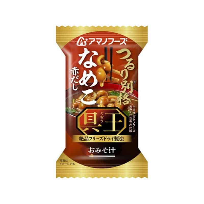 アマノフーズ 具王 おみそ汁 なめこ 赤だし フリーズドライ 1個※軽（ご注文単位1個）【直送品】