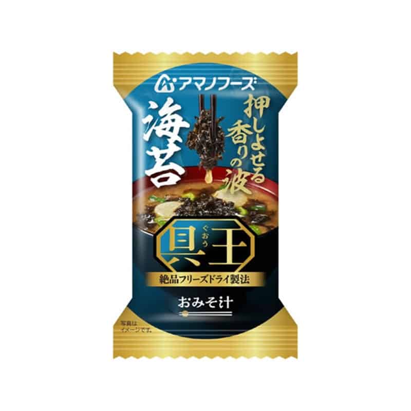 アマノフーズ 具王 おみそ汁 海苔 フリーズドライ 1個※軽（ご注文単位1個）【直送品】