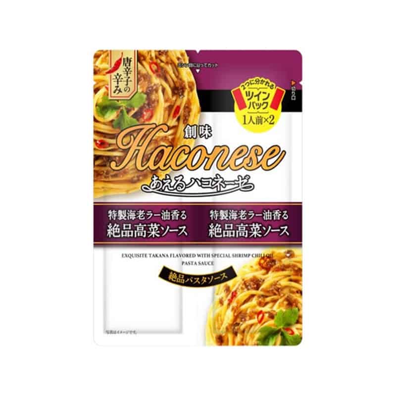 創味食品 ハコネーゼ 特製海老ラー油香る絶品高菜ソース 82g 1個※軽（ご注文単位1個）【直送品】