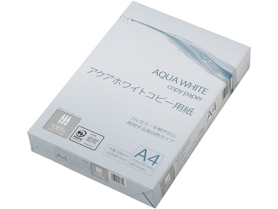 APPJ コピーペーパー アクアホワイト A4 500枚 1冊（ご注文単位1冊)【直送品】