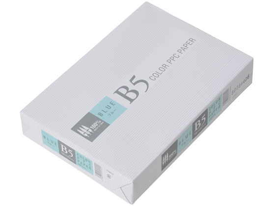 APPJ カラーコピー用紙 ブルー B5 500枚 CPB004 1冊(ご注文単位1冊)【直送品】