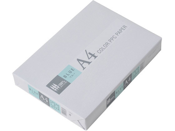 APPJ カラーコピー用紙 ブルー A4 500枚 CPB001 1冊(ご注文単位1冊)【直送品】