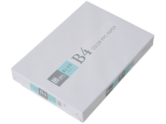 APPJ カラーコピー用紙 ブルー B4 500枚 CPB003 1冊(ご注文単位1冊)【直送品】