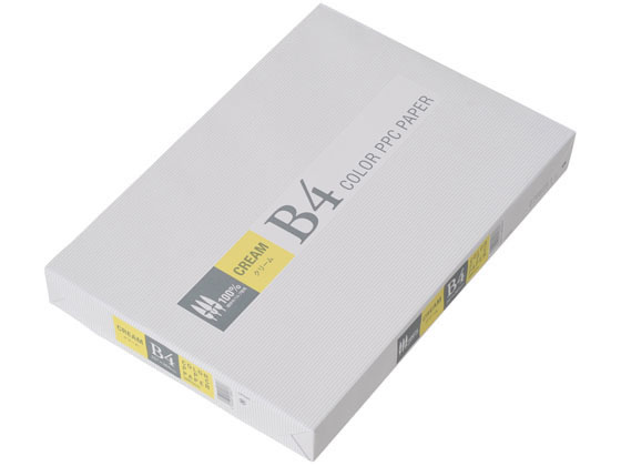 APPJ カラーコピー用紙 クリーム B4 500枚 CPY003 1冊(ご注文単位1冊)【直送品】