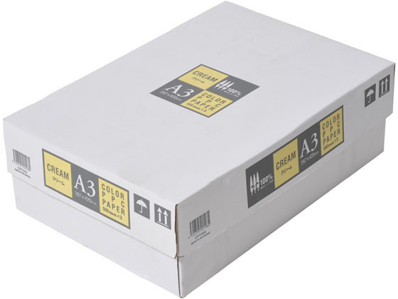 APPJ カラーコピー用紙 クリーム A3 500枚×3冊 CPY002 1箱(ご注文単位1箱)【直送品】