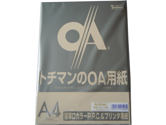 SAKAEテクニカルペーパー 極厚口カラーPPC A4 アイボリー 50枚 1冊(ご注文単位1冊)【直送品】