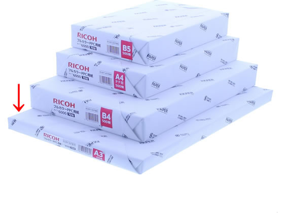 リコー フルカラーコピー用紙 タイプ6000(70W) A3ノビ 12×18インチ 1冊(ご注文単位1冊)【直送品】