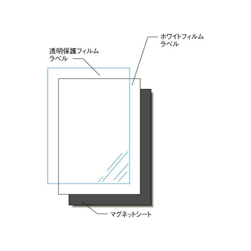 エーワン インクジェットラベル A4ノーカット マグネットタイプ 2セット 28839 1冊(ご注文単位1冊)【直送品】