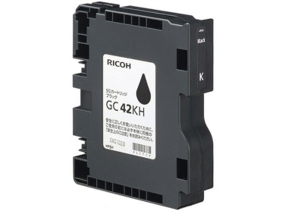 リコー RICOH SGカートリッジ ブラック GC42KH 515930 1個（ご注文単位1個)【直送品】