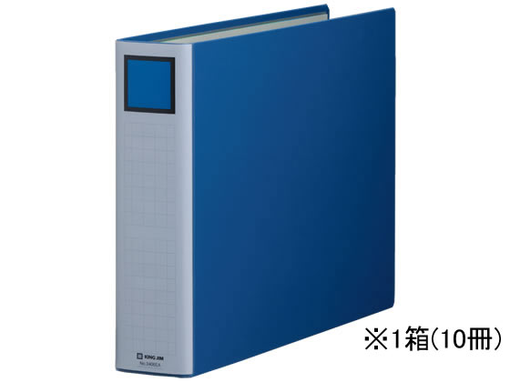 キングジム スーパードッチ脱・着イージー A3ヨコ とじ厚60mm10冊 1箱(ご注文単位1箱)【直送品】